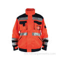 Pakaian Keselamatan Keselamatan Perlindungan Hi Vis Workwear Jacket